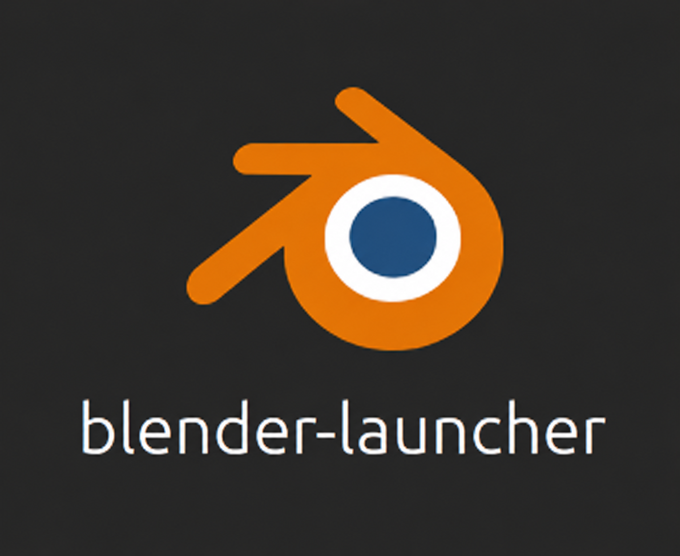 The Blender Launcher inside the Windows package